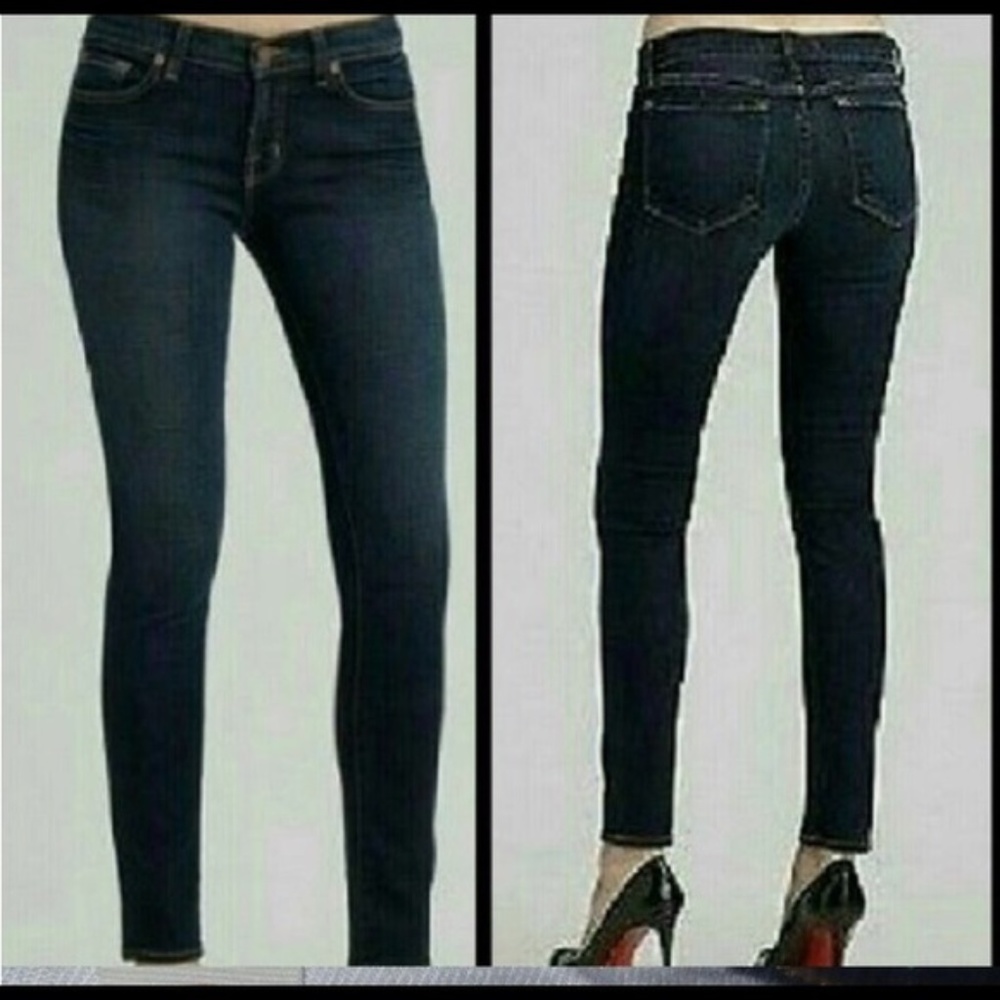 J Brand Aruba dark wash skinny jean crop size 30
